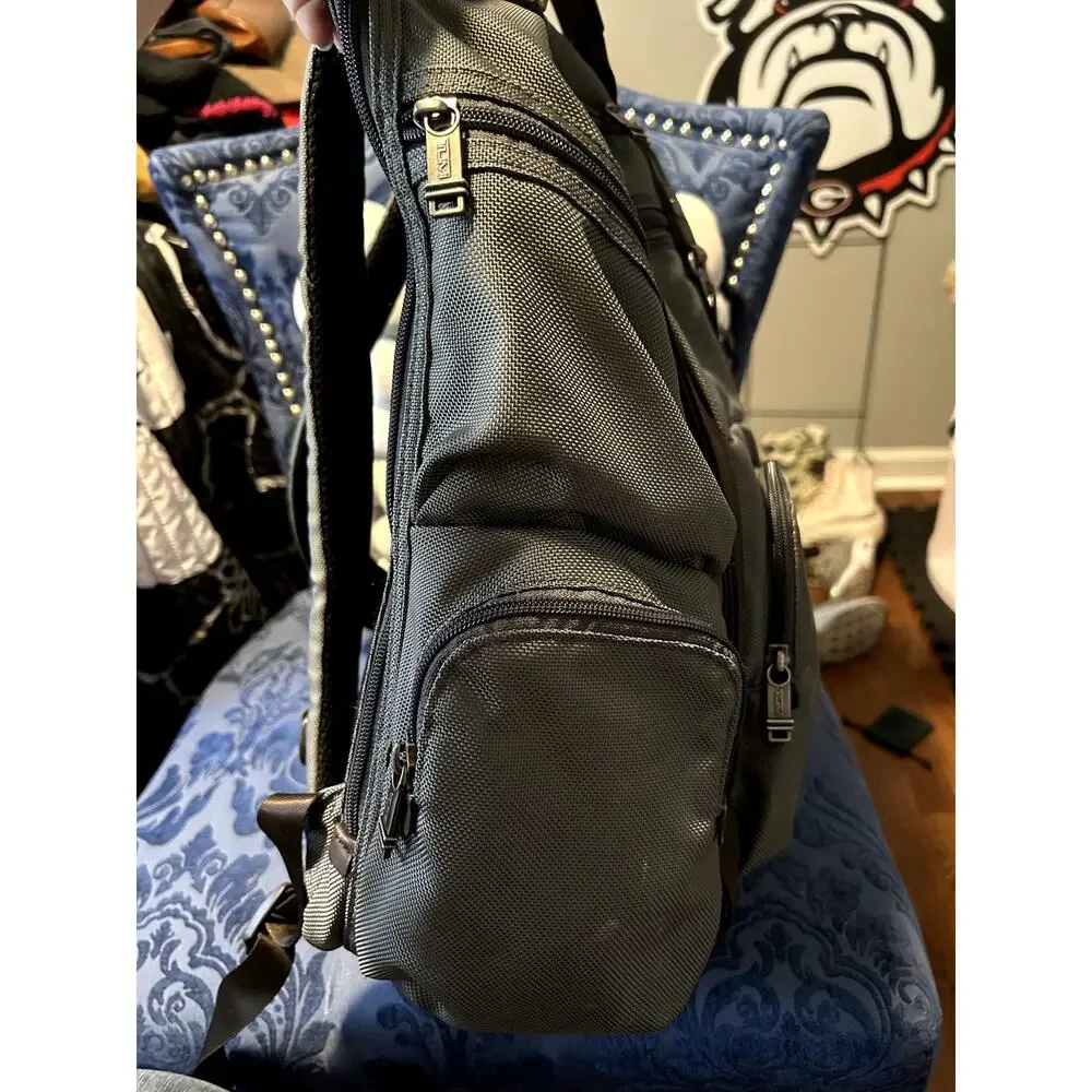 Tumi Alpha Bravo Backpack Grey Brown